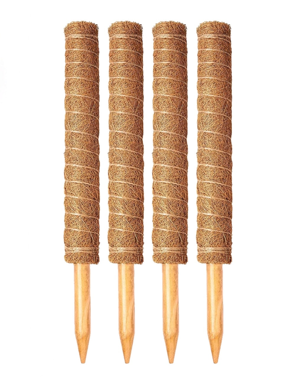 Coco-coir Stackable Plant Support, Set of 4