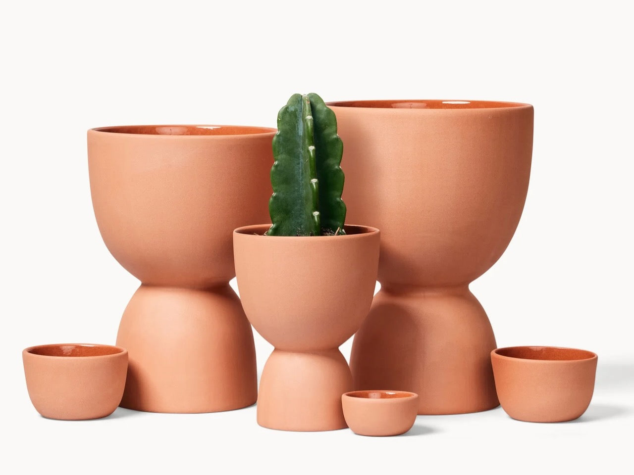Franca Stacked Planter, Small 4.5" (Mutiple Colours)