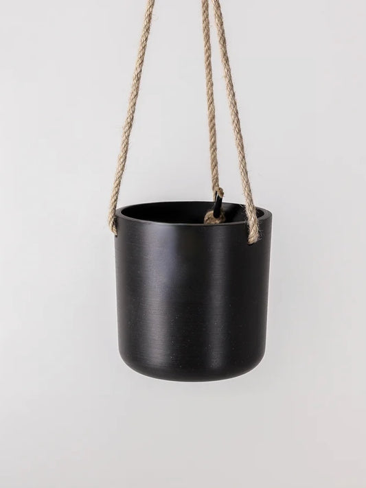 Kanso Recycled Hanging Pot, Small 4"
