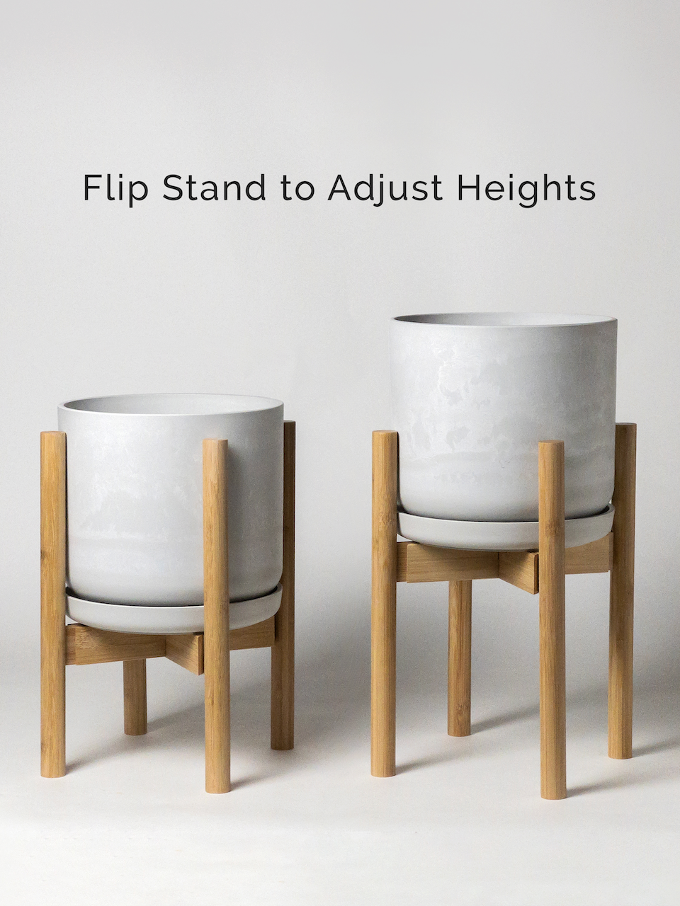 Kanso Bamboo Plant Stand, Large / XL (Multiple Colours)