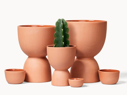 Franca Stacked Planter, Small 4.5" (Mutiple Colours)