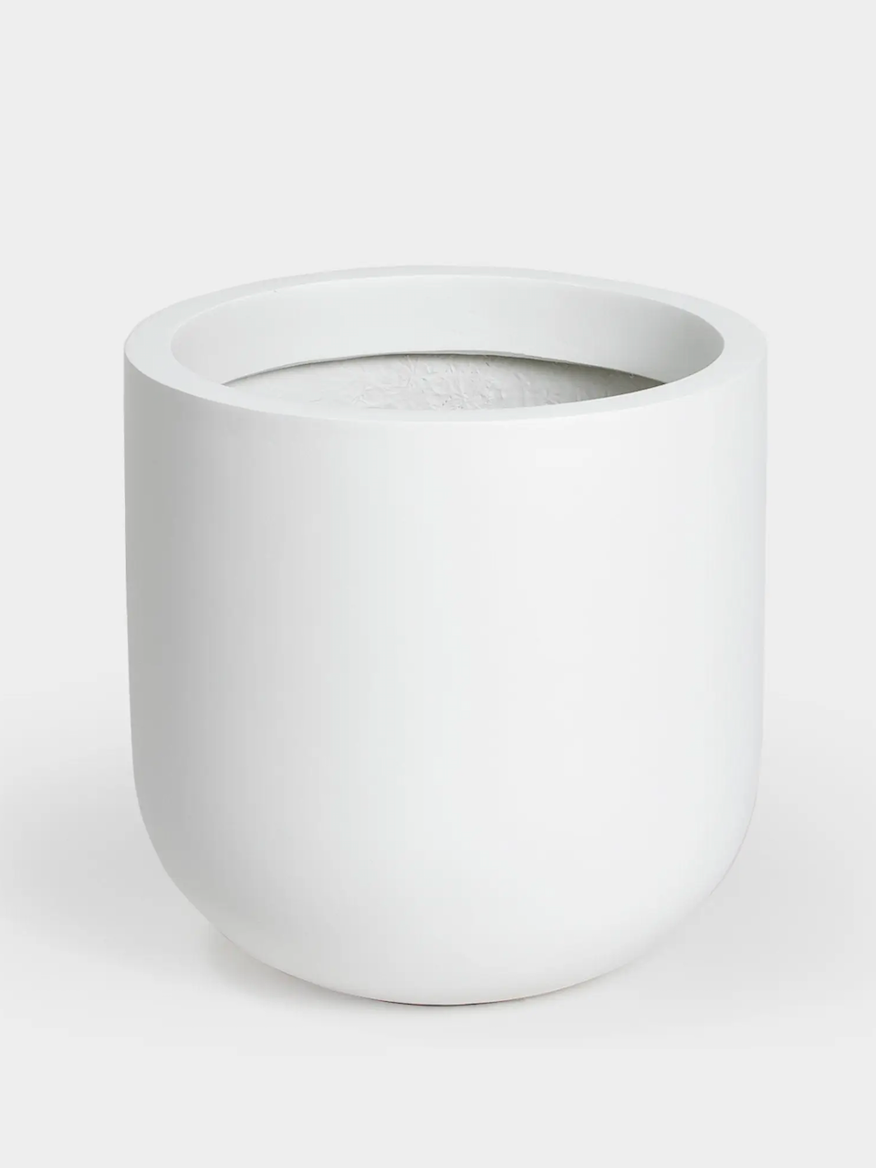 Jericho Fibreglass Pot with Saucer, XXL 14"