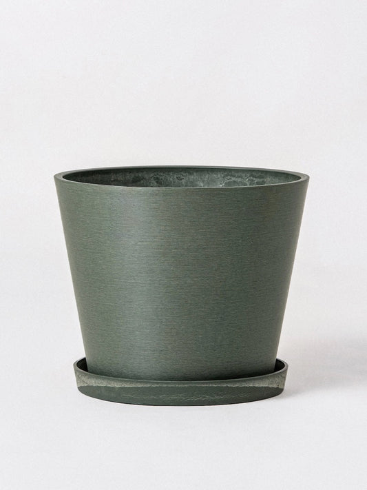 Kanso Recycled Tapered Pot, XL 11" (Multiple Colours)