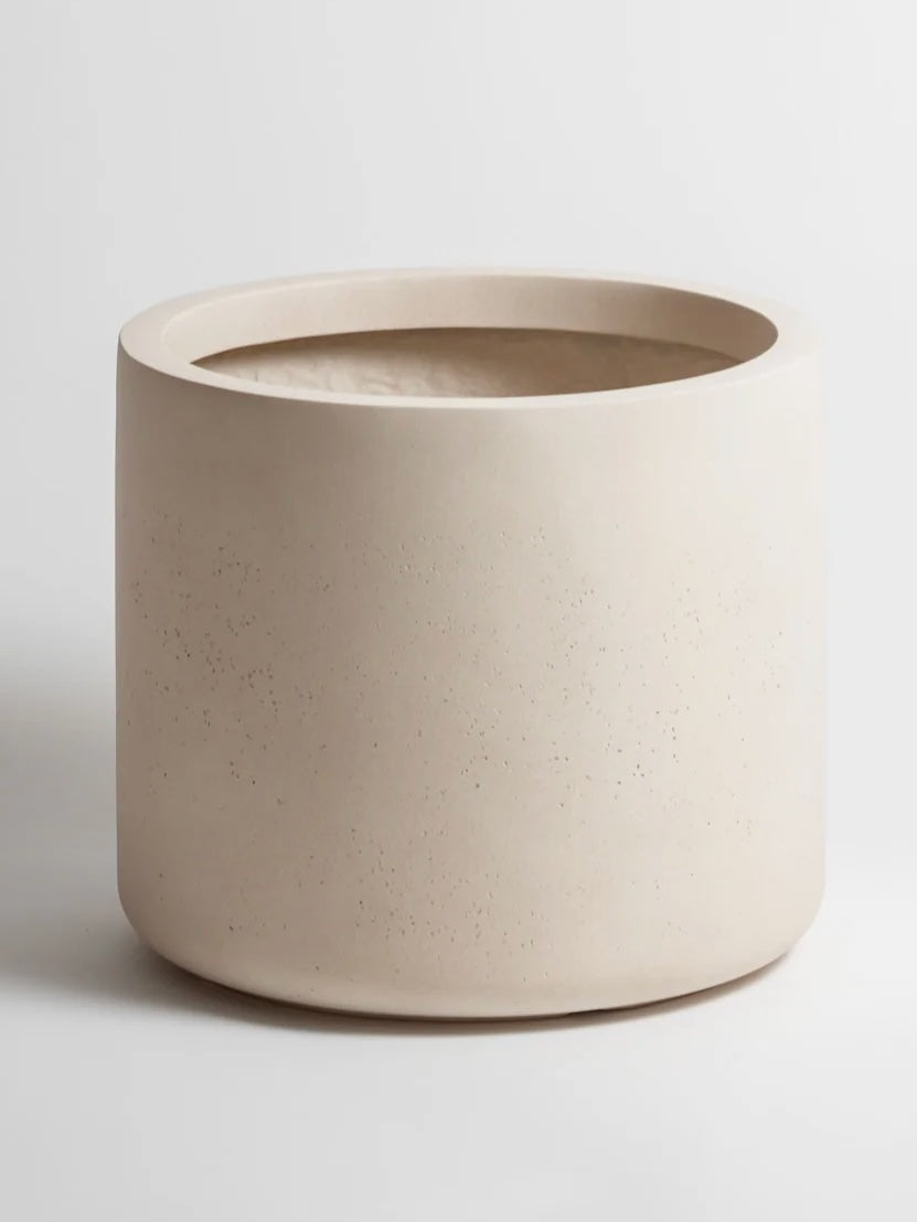 Kits Fibreglass Pot with Saucer, XXL 14" (Multiple Colours)
