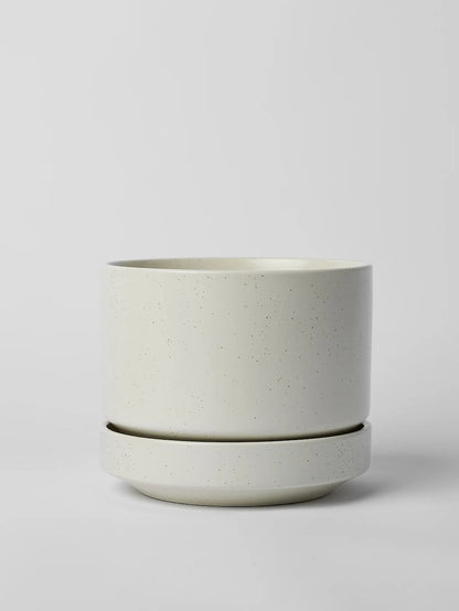 Round Two Ceramic Pot, Medium 6" (Multiple Colours)