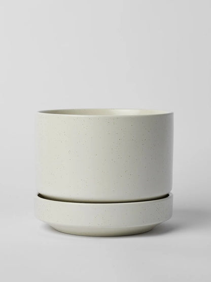 Round Two Ceramic Pot, Large 8" (Multiple Colours)