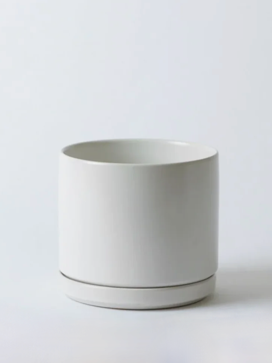 Tobago Ceramic Pot, Large 8" (Multiple Colours)