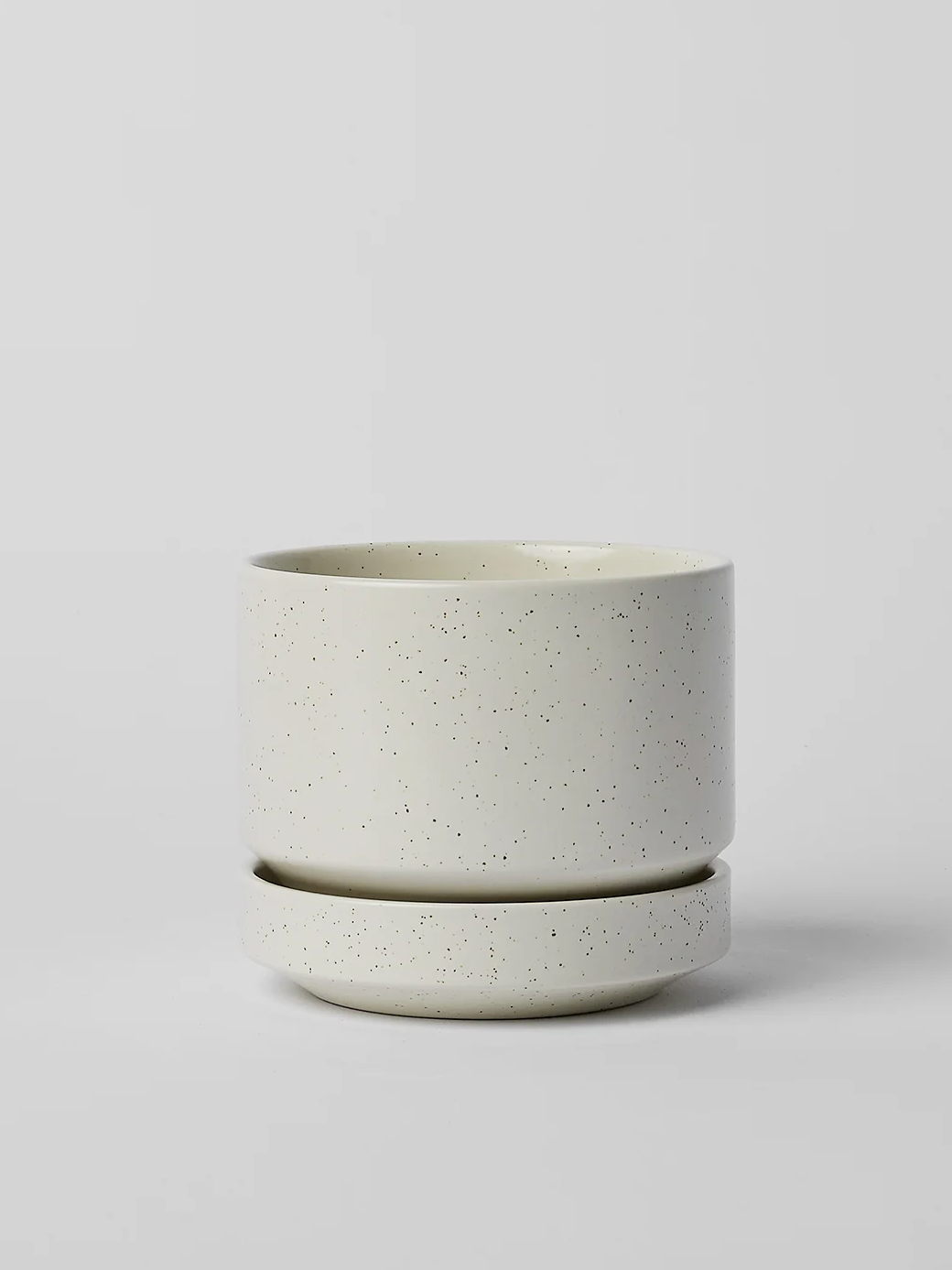 Round Two Ceramic Pot, Small (Multiple Colours)